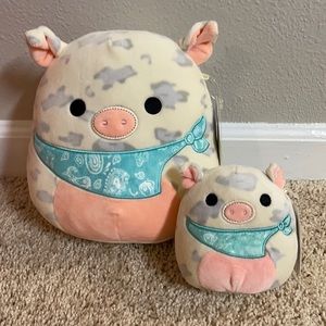 NWT squishmallows Rosie the Pig Bundle 8 IN 4.5 IN